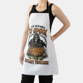 Tablier Professeur de botanique Halloween Gravure vintage  (Insitu)