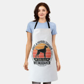 Tablier Professeur de physique aime conception de chien We (Porté)