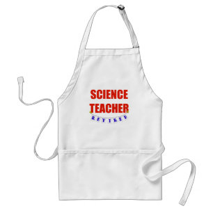 TABLIER PROFESSEUR DE SCIENCES RETRAITÉ
