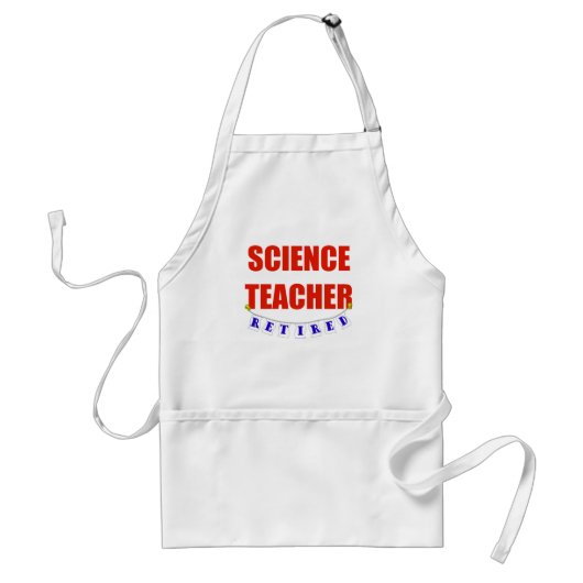 TABLIER PROFESSEUR DE SCIENCES RETRAITÉ (Devant)