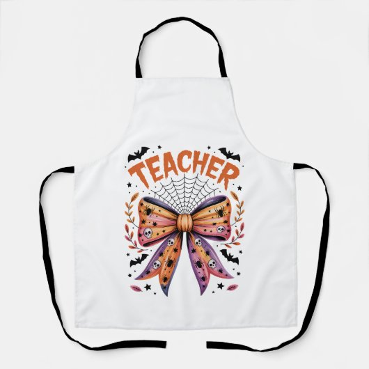 Tablier Professeur Halloween Épouvantable (Recto)