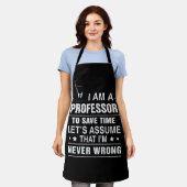 Tablier Professeur pour gagner du temps École Collège Math (Porté)