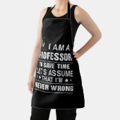 Tablier Professeur pour gagner du temps École Collège Math (Insitu)