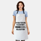 Tablier Professeur Retraité, Drôle cadeau de retraite pour (Porté)