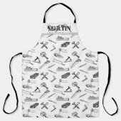 Tablier Profession de charpentier personnalisée (Recto)