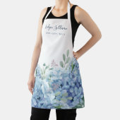 Tablier professionnel de beauté Blue hydrangea (Insitu)