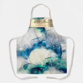 Tablier professionnel de beauté de couleur d'eau t (Recto)