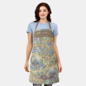 Tablier professionnel de beauté parties scintillan (Porté)