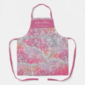 Tablier professionnel de beauté parties scintillan (Recto)