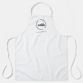 Tablier Professionnel Moderne Logo Entreprise Employé (Recto)