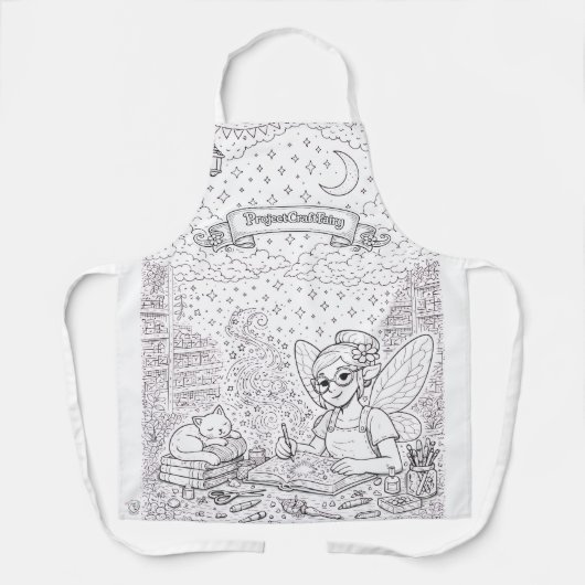 Tablier ProjectCraftFairy v1 Colouring Apron (Recto)