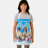 Tablier Promenade hivernale (Insitu)