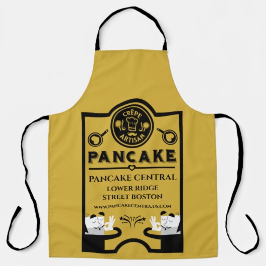 Tablier Promotion du vendeur de pancake (Recto)