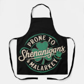 Tablier Prone To Shenanigans & Malarkey St Patrick's Day (Recto)