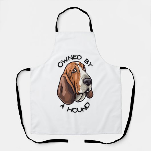 Tablier Propriété de quelqu'un Basset Hound (Recto)