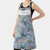 Tablier Protea Bleu Personnalisé Et Faisée (Insitu)