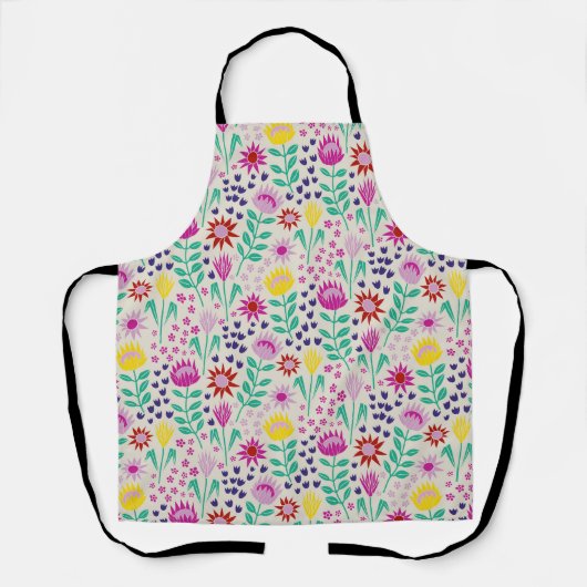 Tablier Protea Floral Block Imprimer Lampes Millefleur (Recto)