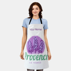Tablier Provence Rétro Lavande Côte d'Azur France