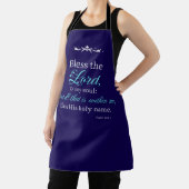 Tablier Psalm 103:1 Bible Verse Custom Christian Apron  (Insitu)