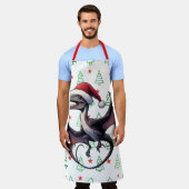 Tablier Pterodactyle de Noël (Porté)