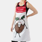 Tablier Pudding de Noël personnalisé (Insitu)