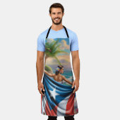 Tablier Puerto Rico Island Woman (Porté)