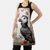 Tablier Puffin élégant William Morris Inspiré Floral (Insitu)