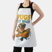 Tablier Pugs Fly High (Insitu)