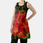 Tablier Puissance des fleurs rouges (Insitu)