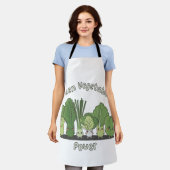 Tablier Puissance des légumes verts (Porté)