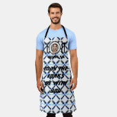 Tablier Puisse les fourches être avec vous Blue Fire Homme (Porté)