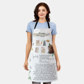 Tablier Puits de Noël traditionnels | Heirloom de la recet (Porté)