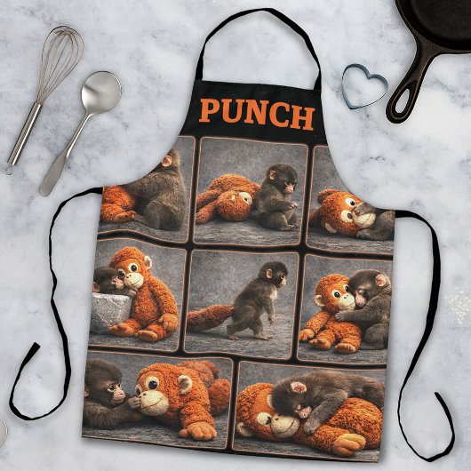 Tablier Punch Bébé Singe