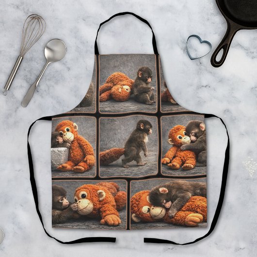 Tablier Punch Bébé Singe