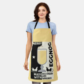 Tablier Punch de Noël Eggnog (Porté)