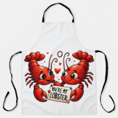 Tablier Puns d'amour du homard (Recto)