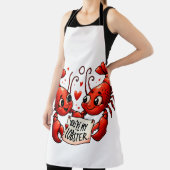 Tablier Puns d'amour du homard (Insitu)