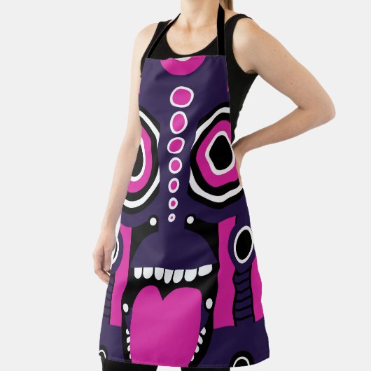 Tablier Puple Pink Tiki (Insitu)