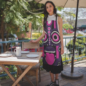 Tablier Puple Pink Tiki