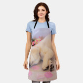 Tablier Puppy Sleep Flower 01 (Porté)