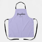 Tablier Purple and pink Personalized Little Chef (Recto)