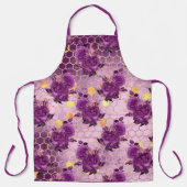 Tablier Purple Bee Series Design 6 (Recto)