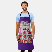 Tablier Purple Chillin Avec Mon Appartement Gnomies (Porté)