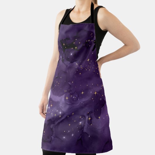 Tablier Purple Galaxy Series Design 8 (Insitu)