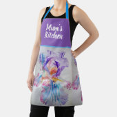 Tablier Purple Iris Irises Floral Flower Christmas (Insitu)