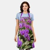 Tablier Purple Orchids Apron (Porté)