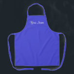 Tablier Purplish-Bleu clair et vif<br><div class="desc">Bleu-pourpre, un beau bleu plus couleur magenta, clair et vif.</div>