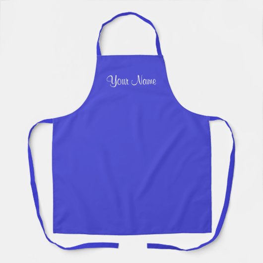 Tablier Purplish-Bleu clair et vif (Recto)