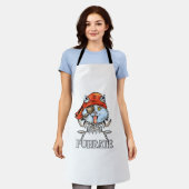 Tablier Purrate - Cute Pirate Chat Drôle (Porté)