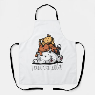 Tablier Pyramide de chats Purramide Chatons mignons